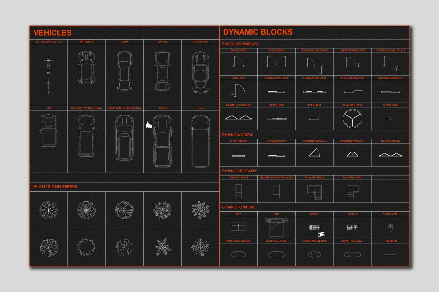 Residential AutoCAD Blocks Complete Set