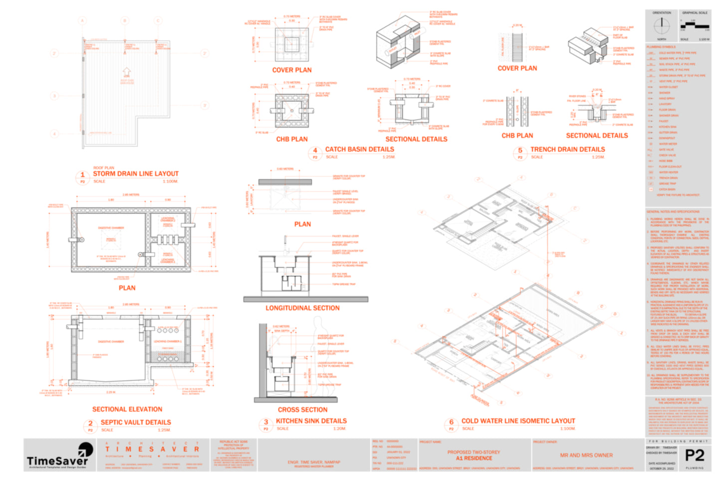 B1 Residence Complete Set of Drawings