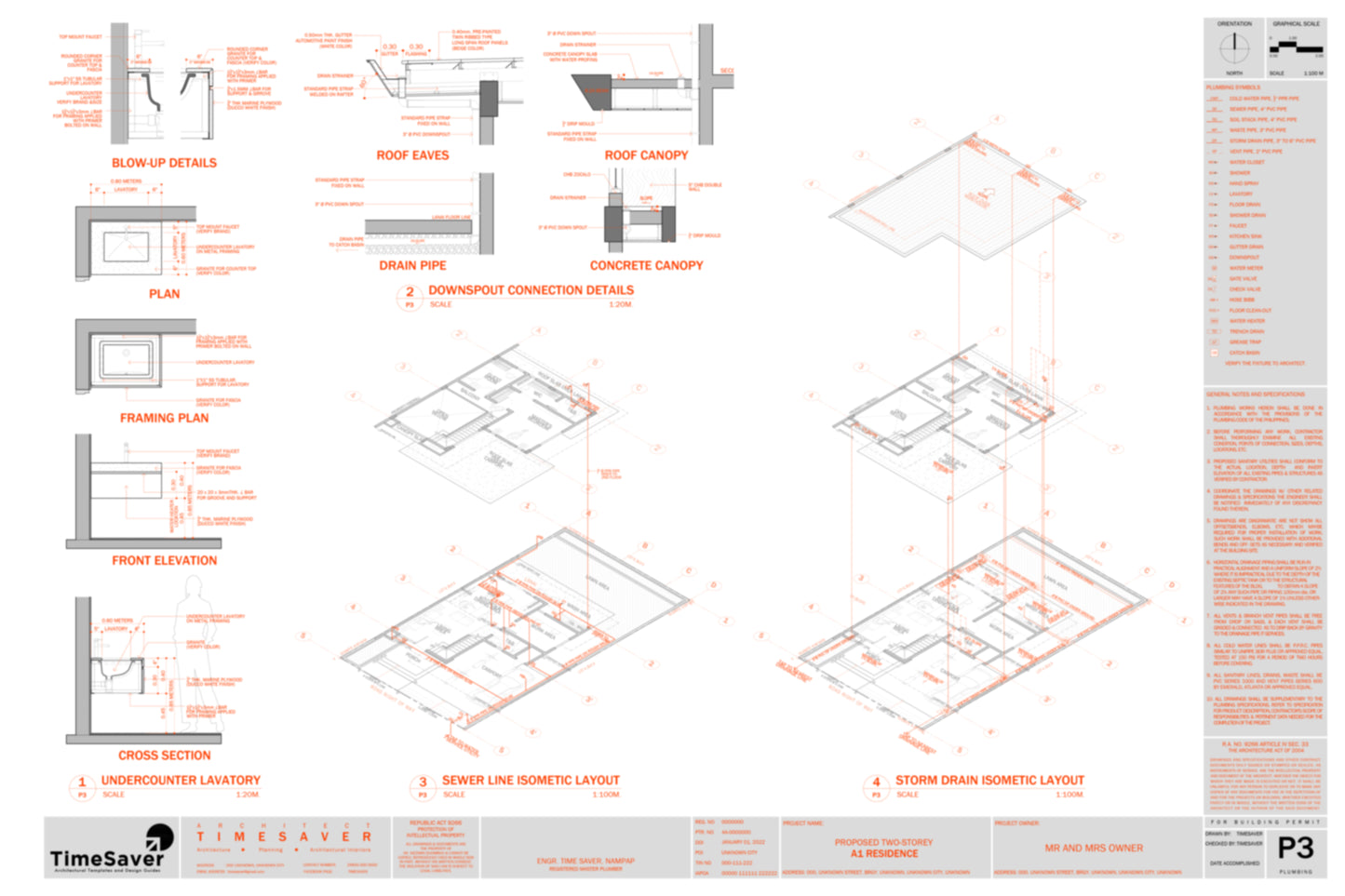 B1 Residence Complete Set of Drawings