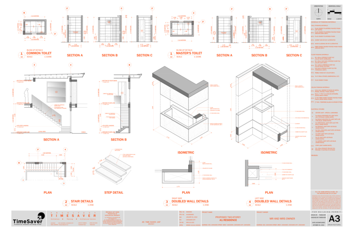 B1 Residence Architectural Drawings