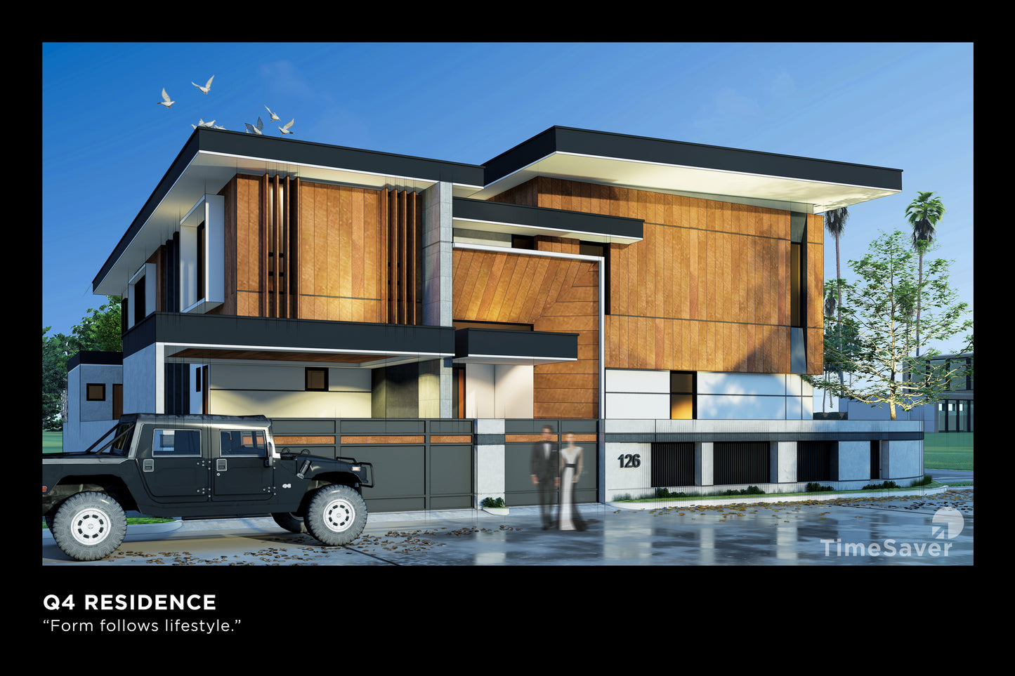 Q4 Residence Exterior 3D Model